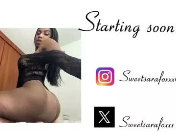 sweetsarafoxxx from Chaturbate is Freechat